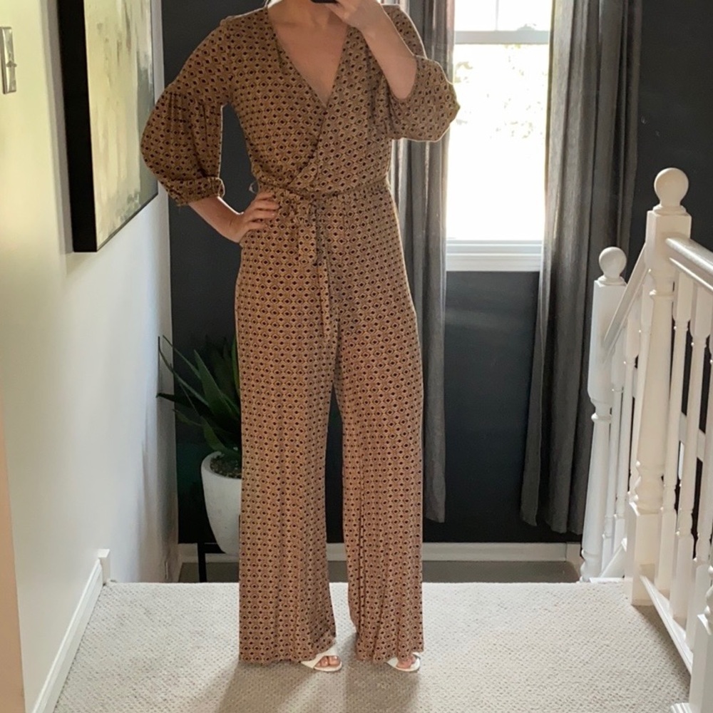Blue Rain Wide Leg Jumpsuit